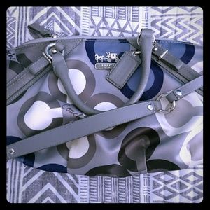 COACH Sophia Madison Satchel Print Handbag